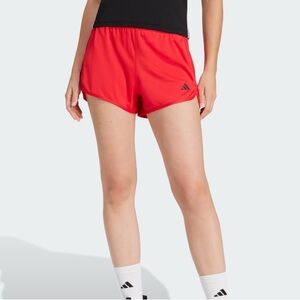 ADIDAS PACER ESSENTIALS KNIT HIGH-RISE SHORTS